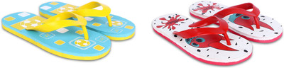 Dorha Boys & Girls Slip On Slipper Flip Flop(Multicolor , 4-4.5 Years)