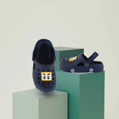 SMARTOTS Boys & Girls Slip On Slipper Flip Flop(Blue , 4-4.5 years)
