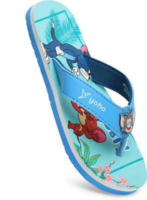Yoho Tom & Jerry Boys & Girls Slip On Slipper Flip Flop(Multicolor , 8-9 Years)