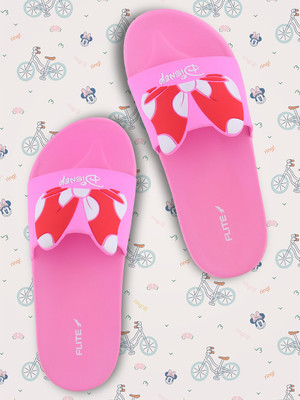 FLITE Minnie Girls Slip On Slipper Flip Flop(Pink , 13 - 14 Years)