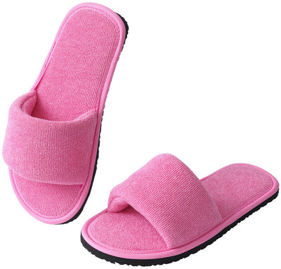 QEZOMI Boys & Girls Slip On Slipper Flip Flop(Pink , 5-5.5 Years)