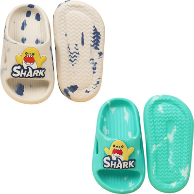 ONFEET Boys & Girls Slip On Slipper Flip Flop(Multicolor , 3.5-4 Years)