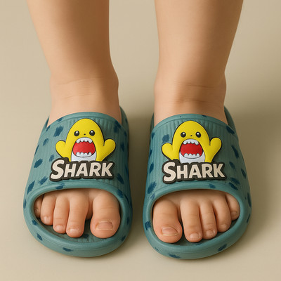 SMARTOTS Boys & Girls Slip On Slipper Flip Flop(Light Blue , 2-2.5 years)