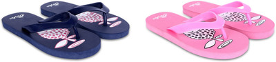 Dorha Boys & Girls Slip On Slipper Flip Flop(Pink , 8 - 9 Years)
