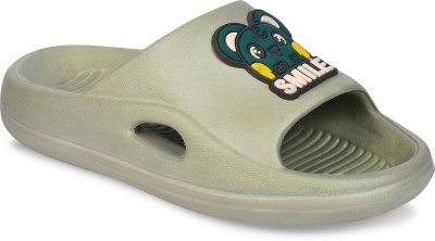 Combit Boys & Girls Slip On Slipper Flip Flop(Brown , 4-5 Years)