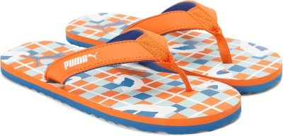 PUMA Boys & Girls Slip On Slipper Flip Flop(Blue , 4 - 5 Years)