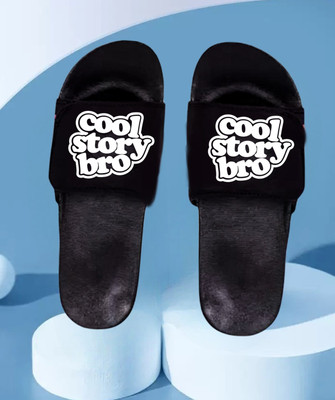 KANEGGYE Men Slides(Black , 6)