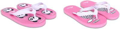 Dorha Boys & Girls Slip On Slipper Flip Flop(Pink , 5.5-6 Years)