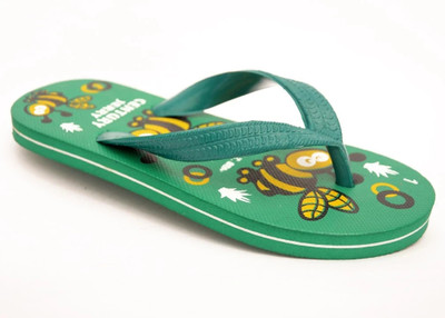 CENTURY Boys & Girls Slip On Slipper Flip Flop(Green , 3-4)