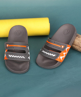 Aqualite Boys & Girls Slip On Slipper Flip Flop(Grey , 4 - 5 Years)