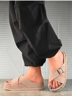 Deals4you Women Slides(White , 8)