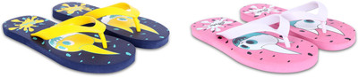 Dorha Boys & Girls Slip On Slipper Flip Flop(Pink , 4-4.5 Years)