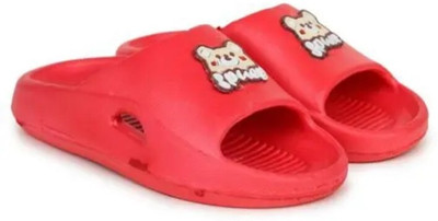 Crawl & sprint Angry Birds Boys & Girls Slip On Slipper Flip Flop(Red , 3-3.5 Years)