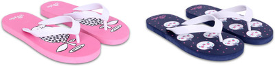 Dorha Boys & Girls Slip On Slipper Flip Flop(Pink , 4.5-5 Years)