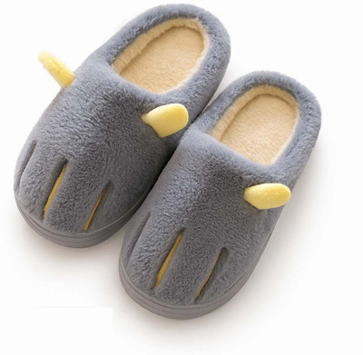 NAT Boys & Girls Slip On Slipper Flip Flop(Grey , 6-7 Year)