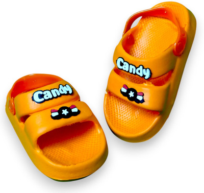 LITTLE PAPPU Boys & Girls Slip On Slipper Flip Flop(Orange , 5-6 Years)