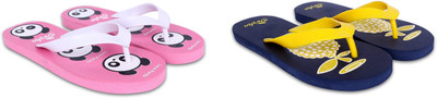 Dorha Boys & Girls Slip On Slipper Flip Flop(Pink , 4-4.5 Years)