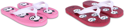Dorha Boys & Girls Slip On Slipper Flip Flop(Pink , 4.5-5 Years)
