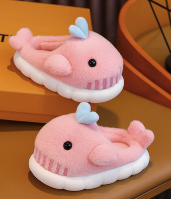 Brats N Beauty Boys & Girls Slip On Slipper Flip Flop(Pink , 9-10 Years)
