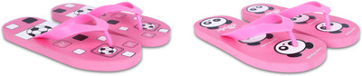 Dorha Boys & Girls Slip On Slipper Flip Flop(Pink , 9 - 10 Years)