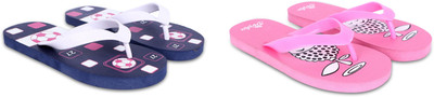 Dorha Boys & Girls Slip On Slipper Flip Flop(Pink , 4.5-5 Years)