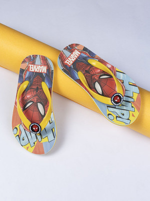 Toothless Spiderman Boys Slip On Slipper Flip Flop(Red , 16 Years & Above)