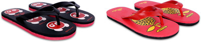 Dorha Boys & Girls Slip On Slipper Flip Flop(Red , 5-5.5 Years)