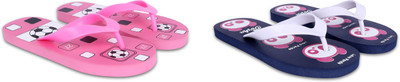 Dorha Boys & Girls Slip On Slipper Flip Flop(Pink , 5.5-6 Years)