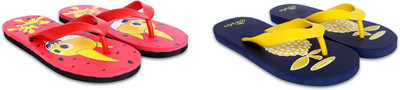 Dorha Boys & Girls Slip On Slipper Flip Flop(Multicolor , 10 - 11 Years)