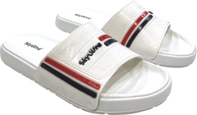 Skyultra Men Slides(White , 9)