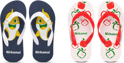 Nirkamal Boys & Girls Slip On Slipper Flip Flop(Multicolor , 5.5-6 Years)