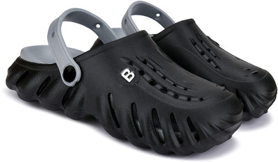 BERSACHE Boys Slip On Slipper Flip Flop(Black , 10-11 Years)