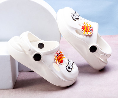Dewk Berries Boys & Girls Strap Clogs(White , 4-4.5 Years)