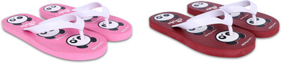 Dorha Boys & Girls Slip On Slipper Flip Flop(Pink , 4.5-5 Years)