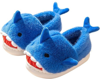 FASHIONIO Boys & Girls Slip on Casual Shoes(Dark Blue, 5 - 6 Years)