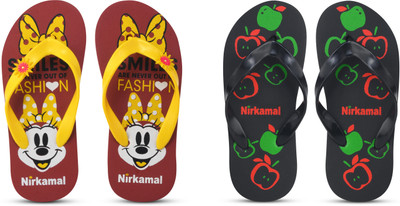 Nirkamal Boys & Girls Slip On Slipper Flip Flop(Multicolor , 5-5.5 Years)