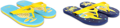 Dorha Boys & Girls Slip On Slipper Flip Flop(Blue , 4.5-5 Years)
