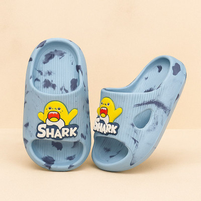 SMARTOTS Boys & Girls Slip On Slipper Flip Flop(Light Blue , 6-6.5 years)