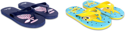 Dorha Boys & Girls Slip On Slipper Flip Flop(Blue , 6-6.5 Years)
