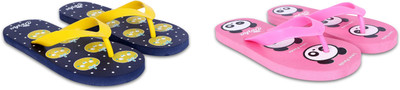Dorha Boys & Girls Slip On Slipper Flip Flop(Pink , 4-4.5 Years)