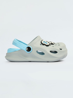 MAX Boys Slip On Slipper Flip Flop(Grey , 9-10 Years)