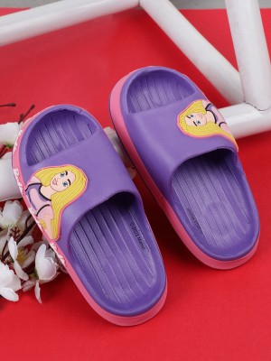 kidsville Girls Slip On Slipper Flip Flop(Purple , 5.5 Years)