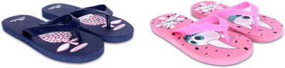 Dorha Boys & Girls Slip On Slipper Flip Flop(Pink , 5-5.5 Years)