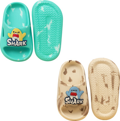 ONFEET Boys & Girls Slip On Slipper Flip Flop(Multicolor , 6-6.5 Years)