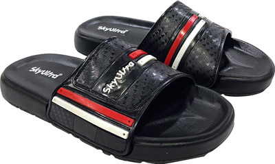 Skyultra Men Slides(Black , 9)
