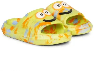 Ziesha Boys & Girls Slip On Slipper Flip Flop(Light Green , 4.5- 5 year)