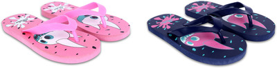 Dorha Boys & Girls Slip On Slipper Flip Flop(Pink , 4.5-5 Years)