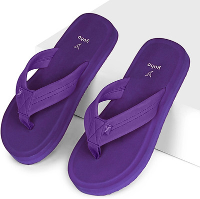 Yoho Boys & Girls Strap Slipper Flip Flop(Purple , 3.5-4 Years)