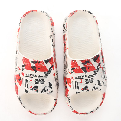 DUMPPY Men Slides(Red , 8)