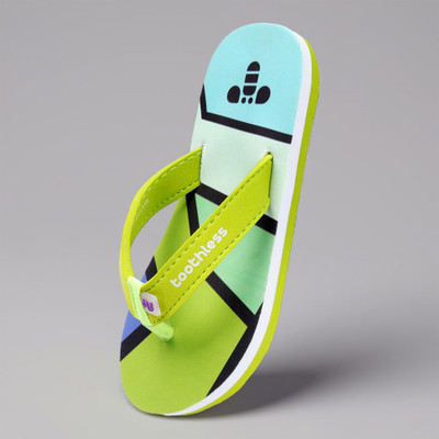 Toothless Boys Slip On Slipper Flip Flop(Green , 7-8Y)
